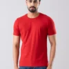 regular fit solid t shirt