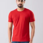 regular fit solid t shirt