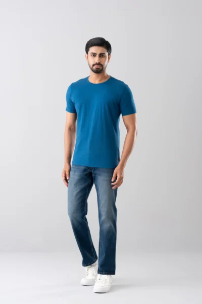 regular fit solid t shirt