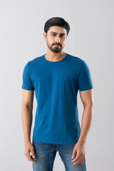 regular fit solid t shirt