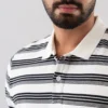 relaxed fit yarn dyed polo shirt